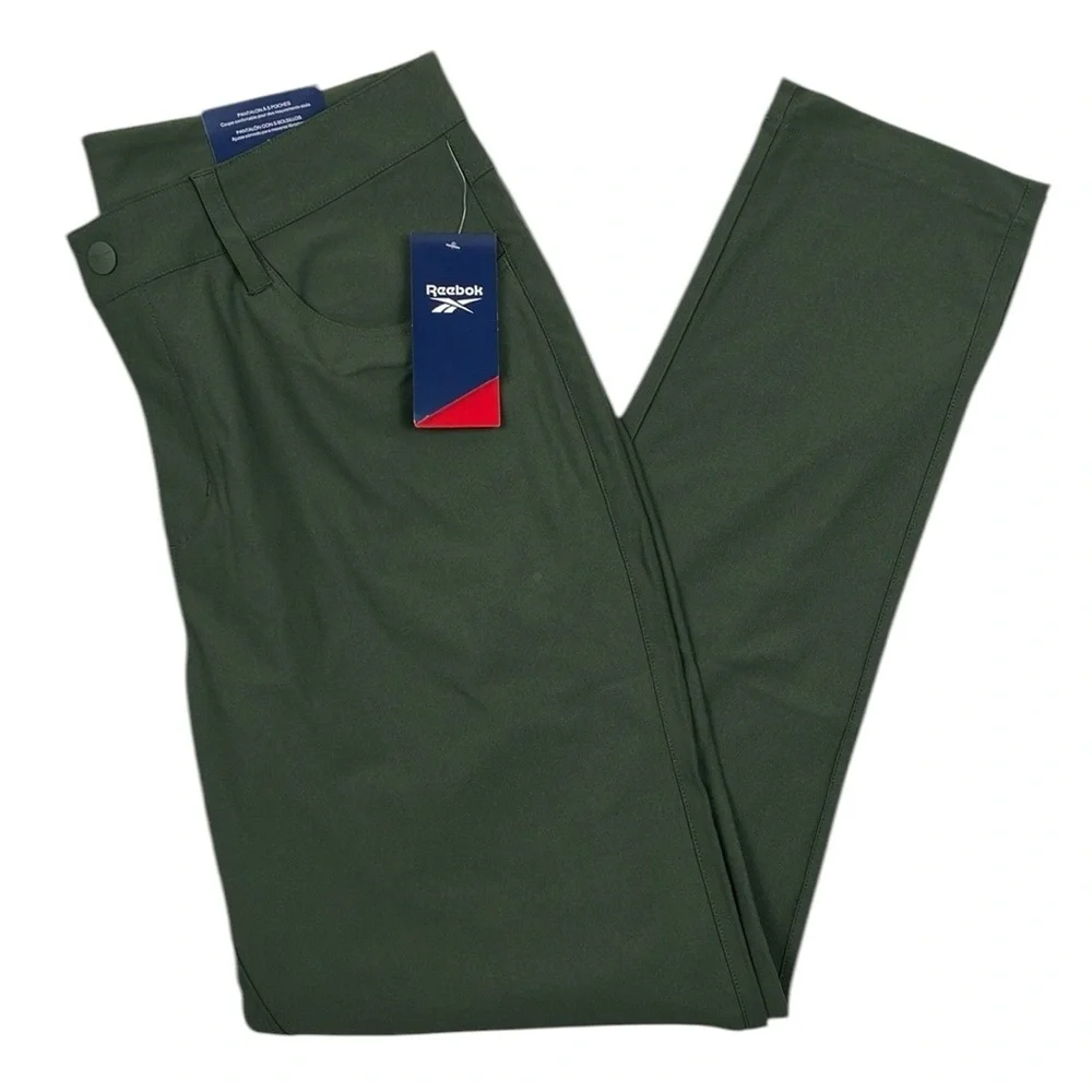 Reebok 5-Pocket 34x30 Voyager Golf Pants Green Men's NWT